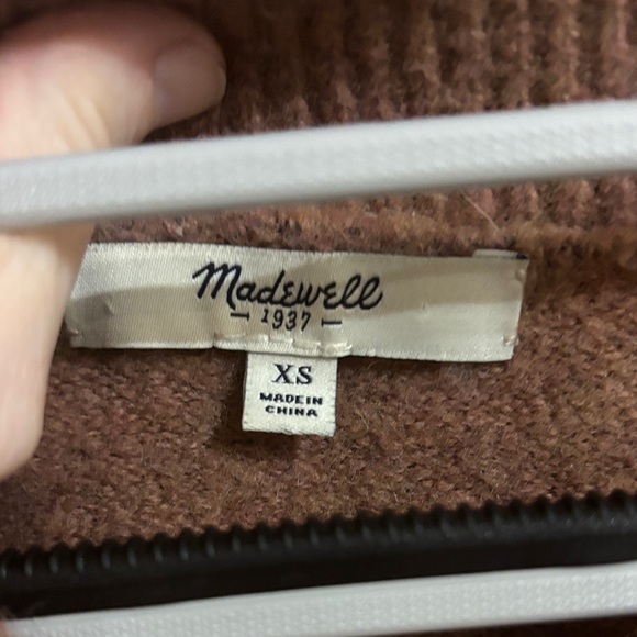 Madewell Warm Tan Crew Neck Sweater - Picture 3 of 7